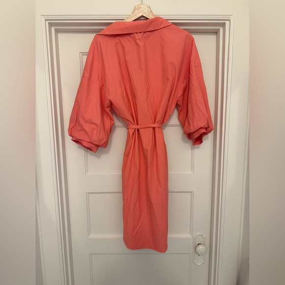 Brochu Walker The Kate Belted Mini Dress in Coral - Picture 5 of 6